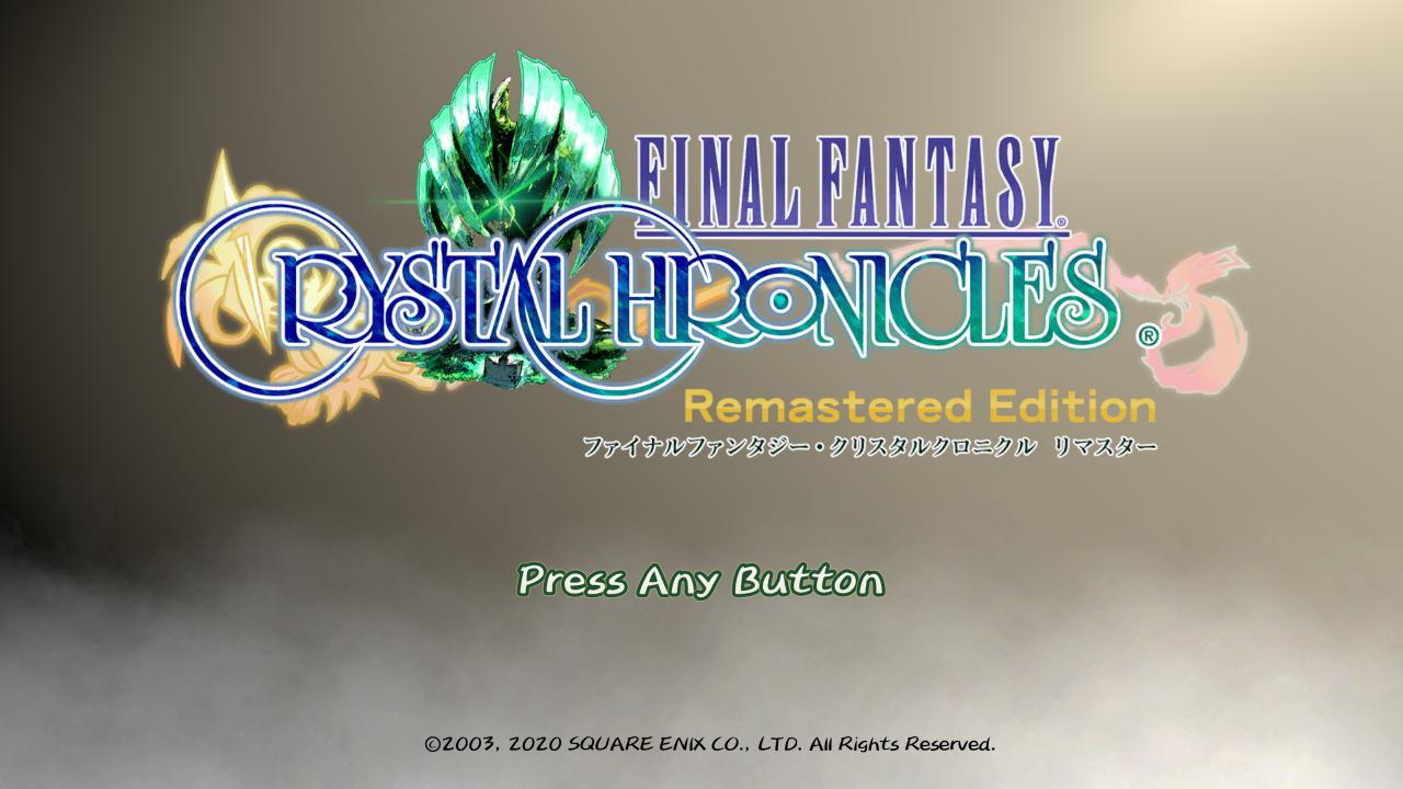 Final Fantasy Crystal Chronicles - Remastered Edition — sstitle (JP)