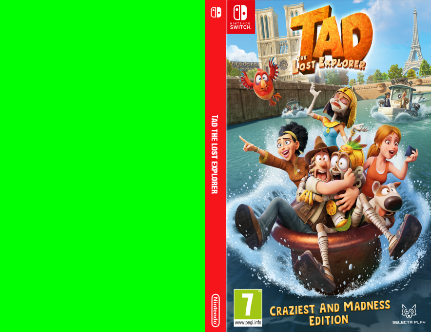 Tad the Lost Explorer — box-texture (EU)
