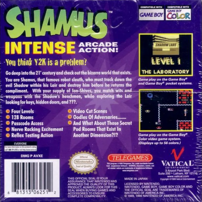 Shamus — box-2D-back (US)