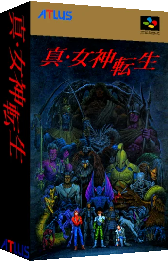 Shin Megami Tensei — box-3D (JP)
