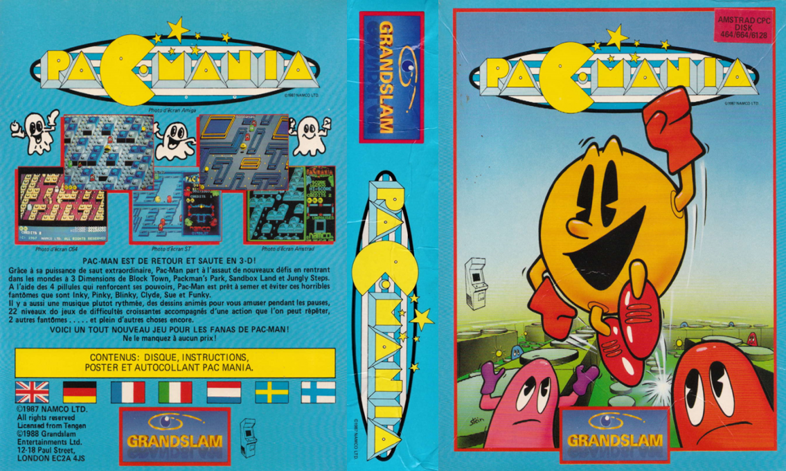 Pac-Mania — box-texture (FR)
