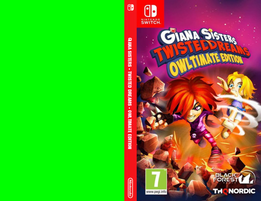 Giana Sisters - Twisted Dreams - Owltimate Edition — box-texture (EU)