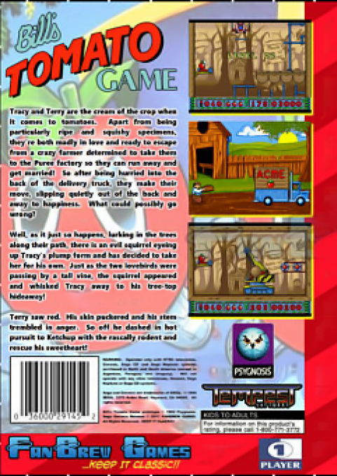 Bill's Tomato Game — box-2D-back (US)