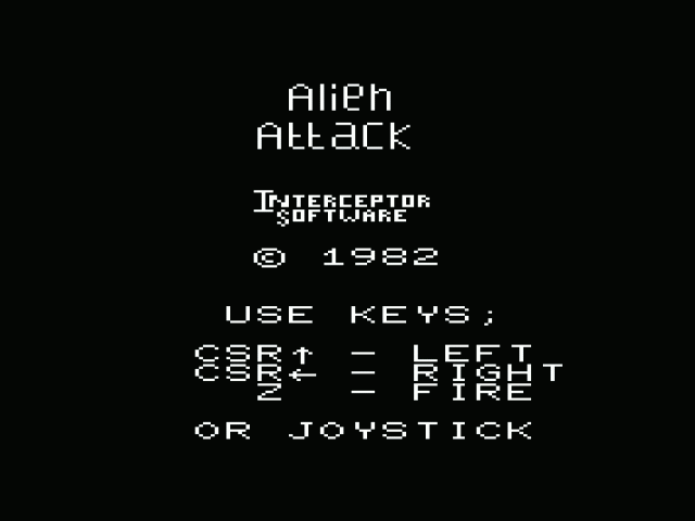 Alien Attack — sstitle (WOR)