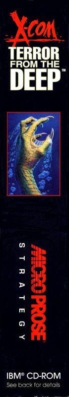 X-COM - Terror from the Deep — box-2D-side (US)