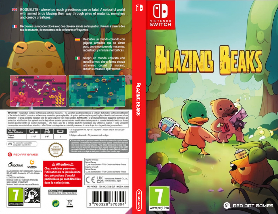Blazing Beaks — box-texture (EU)