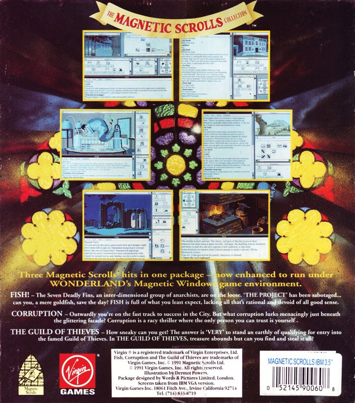 Magnetic Scrolls Collection, The — box-2D-back (US)
