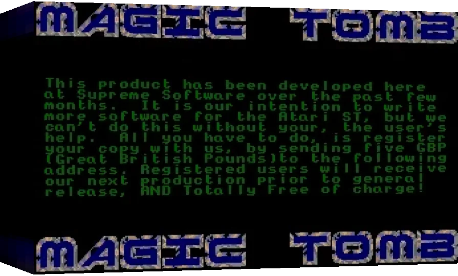 Magic Tomb — box-3D (WOR)