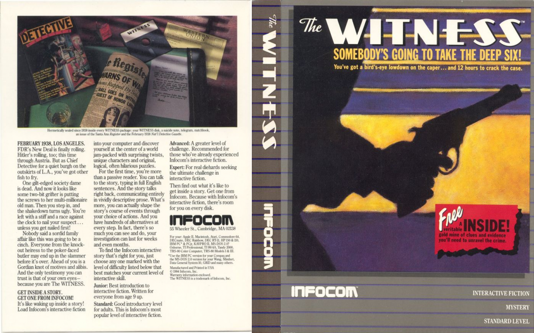 Witness, The — box-texture (US)