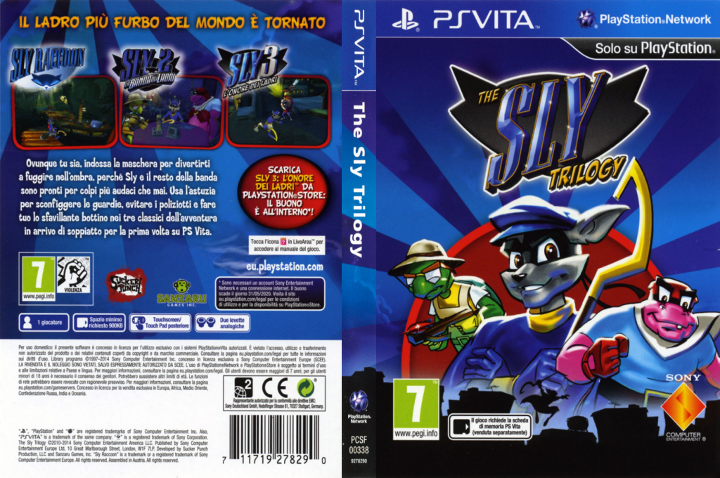 Sly Trilogy, The — box-texture (IT)