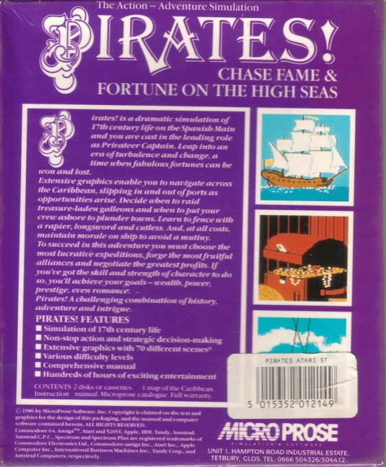 Pirates! — box-2D-back (EU)
