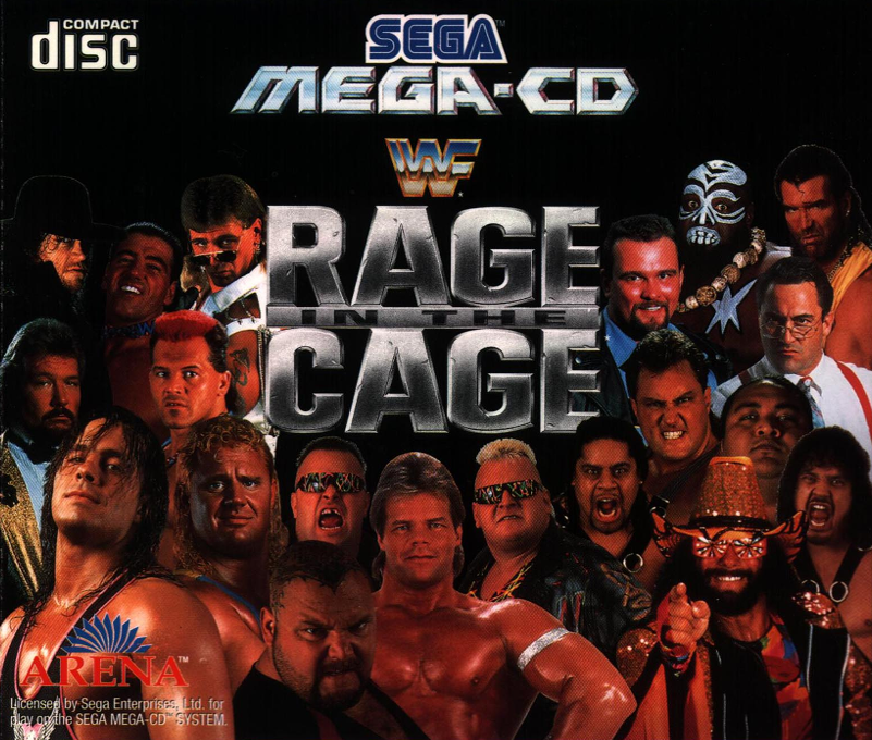 WWF Mania Tour - WWF - Rage in the Cage — box-2D (EU)