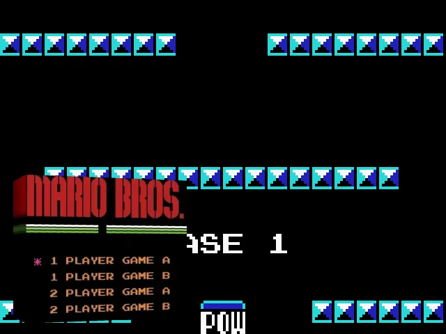 Nes Conversion - Mario Bros — mixrbv2 (WOR)