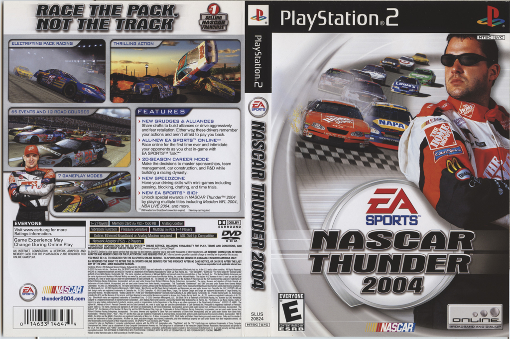 NASCAR Thunder 2004 — box-texture (US)