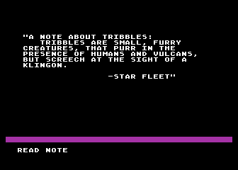 The Star Trek Adventure — ss (WOR)