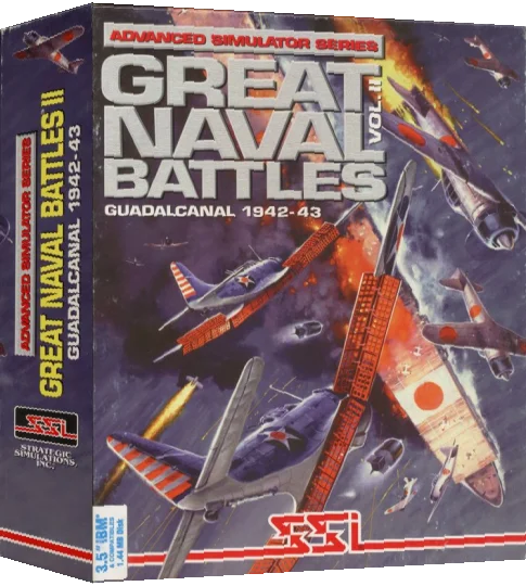 Great Naval Battles Vol 2 - Guadalcanal 1942-43 — box-3D (US)