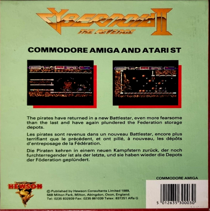 Cybernoid II - The Revenge — box-2D-back (CUS)
