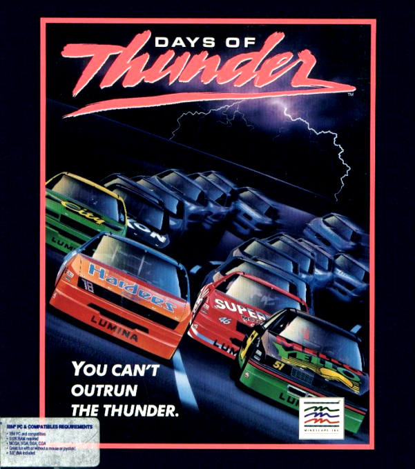 Days Of Thunder box art
