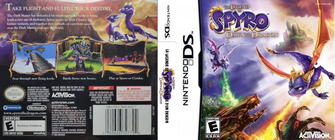 Legend of Spyro, The - Dawn of the Dragon — box-texture (US)