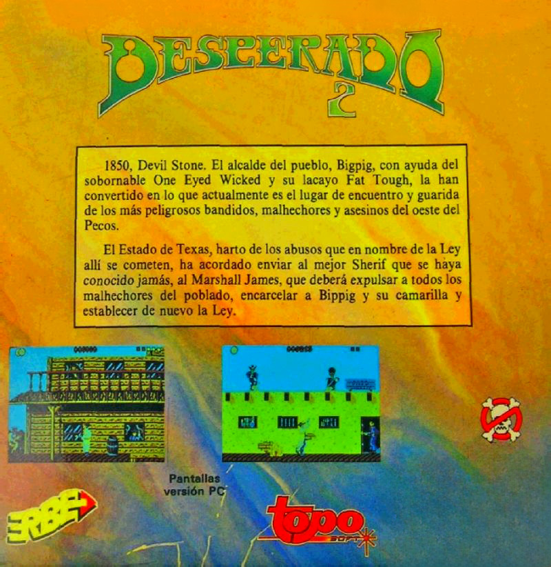 Desperado 2 — box-2D-back (SP)