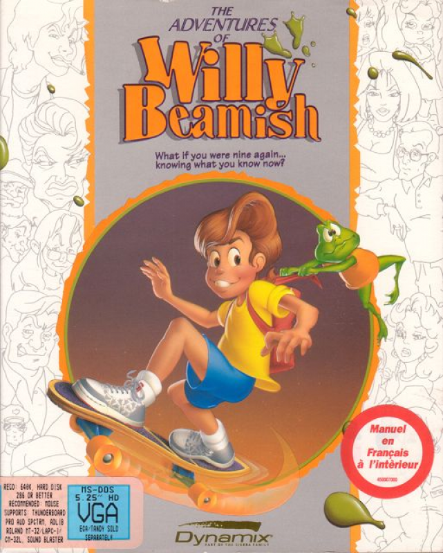 Adventures Of Willy Beamish, The — box-2D (FR)