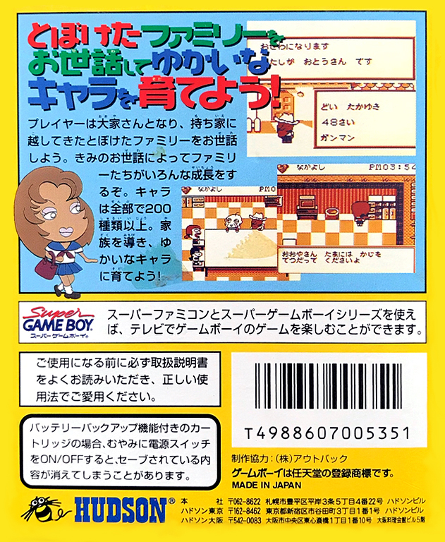 Pocket Family — box-2D-back (JP)