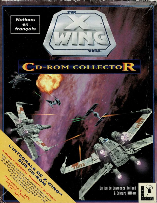 Star Wars X-Wing - Collector's CD-ROM — box-2D (FR)
