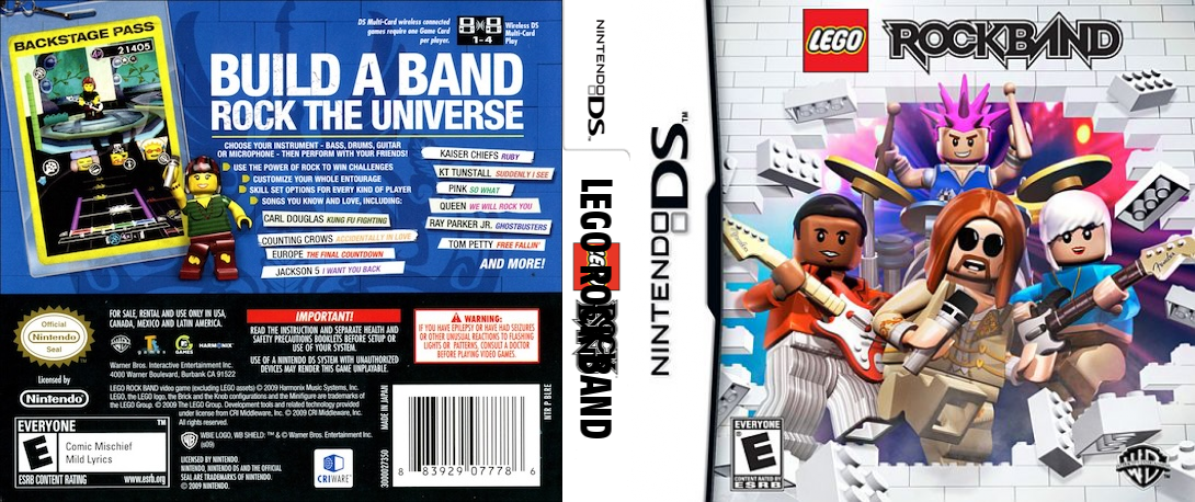 LEGO Rock Band — box-texture (US)