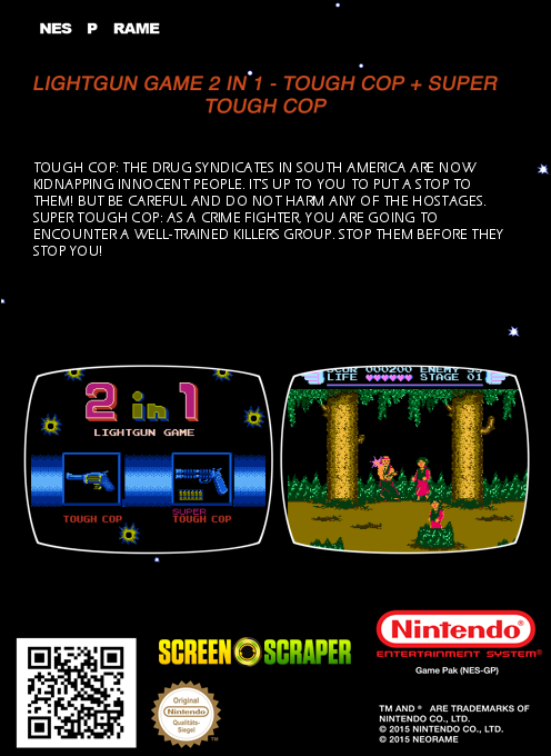 Lightgun Game 2 In 1 - Tough Cop + Super Tough Cop — box-2D-back (SS)