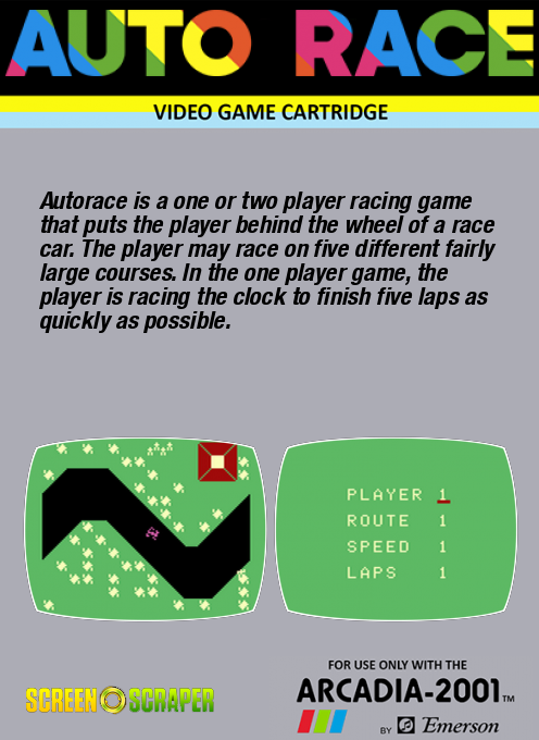 Auto Race — box-2D-back (WOR)