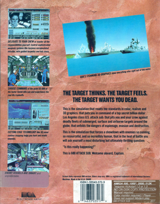 688 Attack Sub — box-2D-back (US)