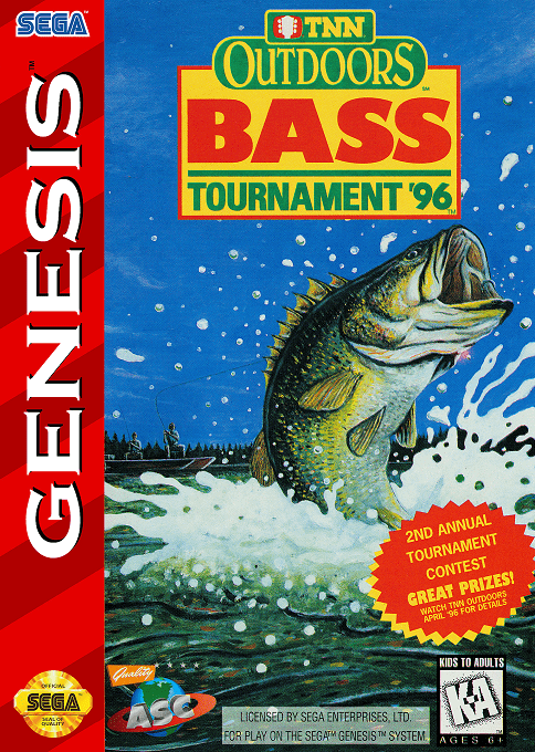 Tnn Outdoors - Bass Tournament '96 box art