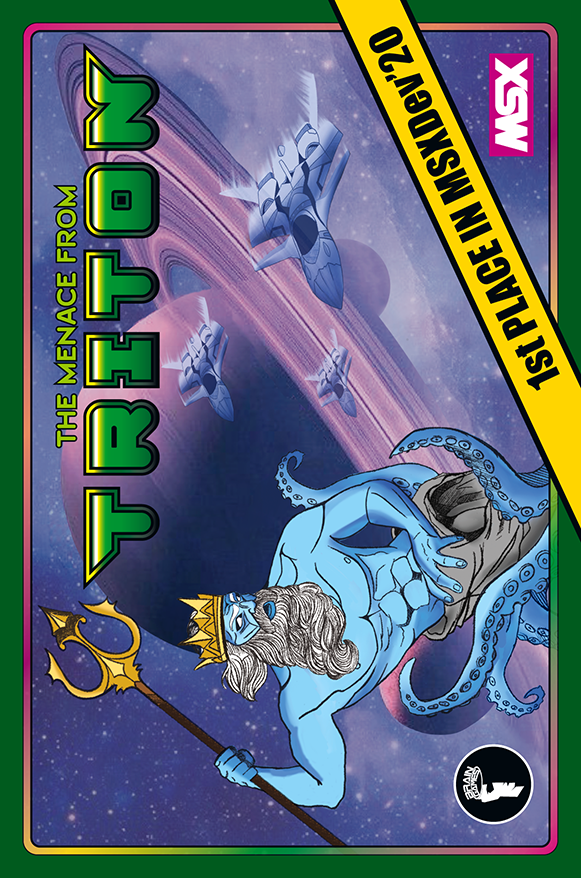 The menace from triton box art