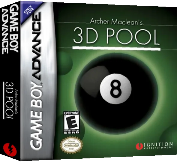 Archer Maclean's 3D Pool — box-3D (US)