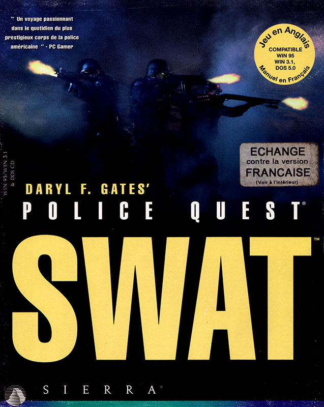 Police Quest SWAT — box-2D (FR)