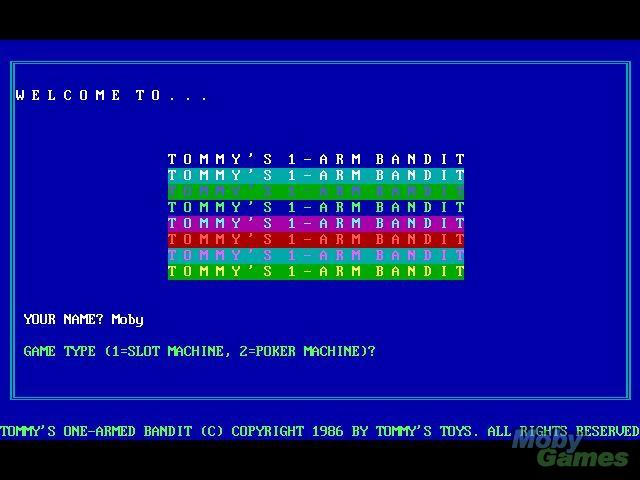 Tommy's One-armed Bandit — sstitle (WOR)