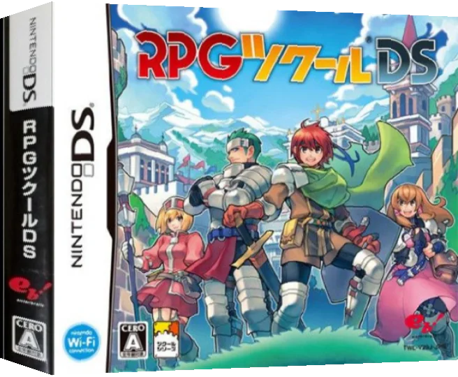 RPG Tsukuru DS — box-3D (JP)