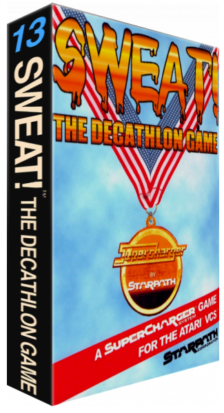 Sweat! - The Decathlon Game — box-3D (US)