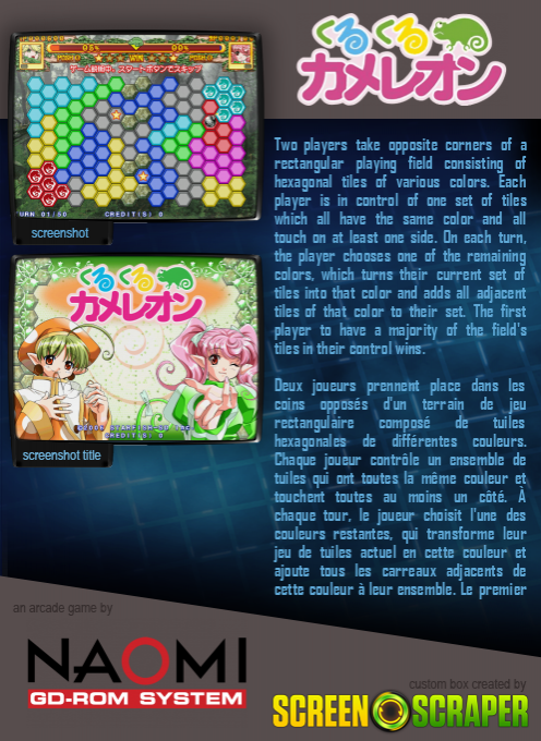 Kuru Kuru Chameleon — box-2D-back (SS)