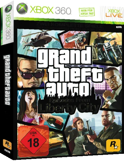 Grand Theft Auto - Episodes from Liberty City — box-3D (DE)