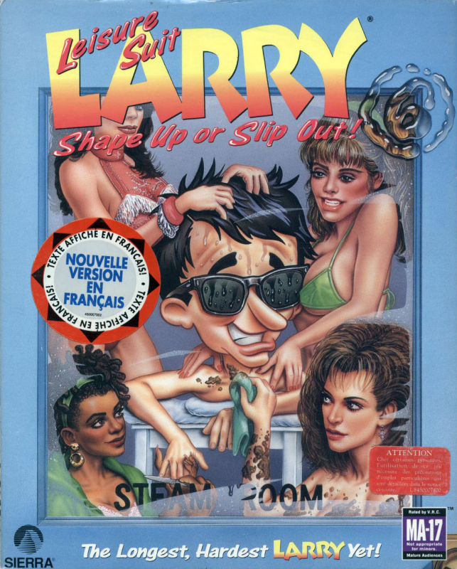 Leisure Suit Larry 6 - Shape Up Or Slip Out — box-2D (EU)