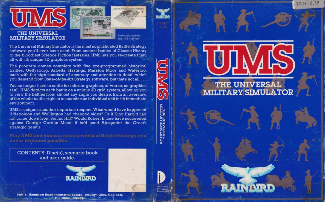 UMS - The Universal Military Simulator — box-texture (EU)