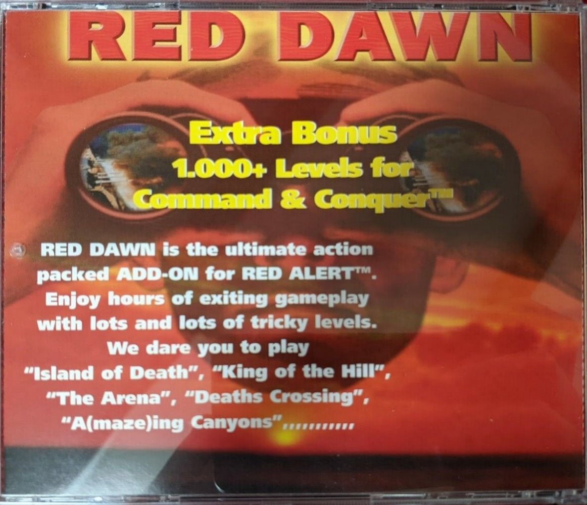 Command & Conquer: Red Alert - Red Dawn — box-2D-back (WOR)