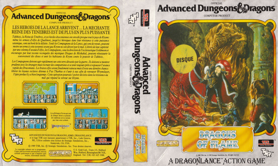 Dragons Of Flame — box-texture (FR)