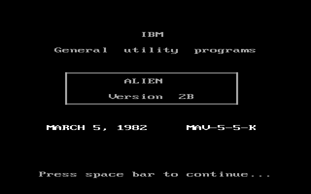 Alien box art