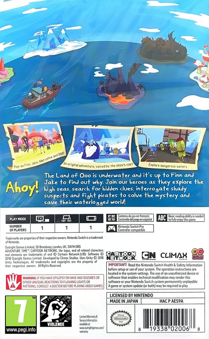 Adventure Time - Pirates of the Enchiridion — box-2D-back (EU)