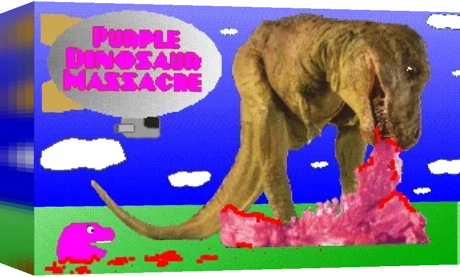 Purple Dinosaur Massacre — box-3D (WOR)