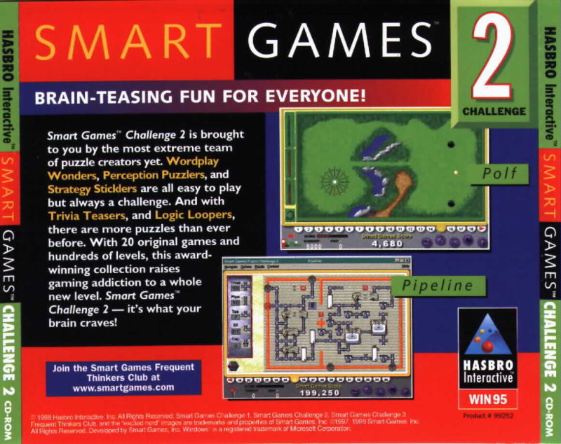 Smart Games Puzzle Challenge 2 — box-2D-back (US)