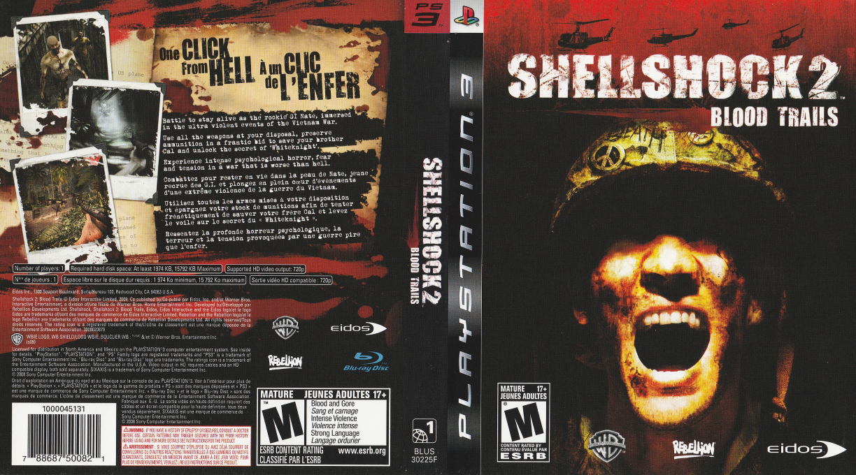 ShellShock 2 - Blood Trails — box-texture (CA)