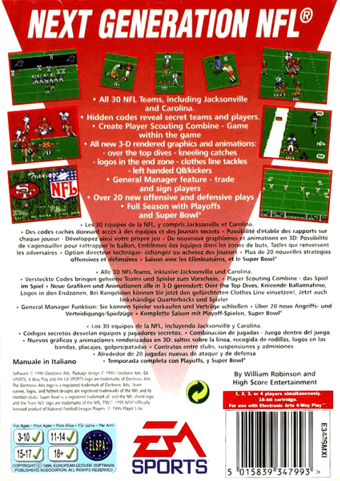Madden Nfl 96 — box-2D-back (EU)